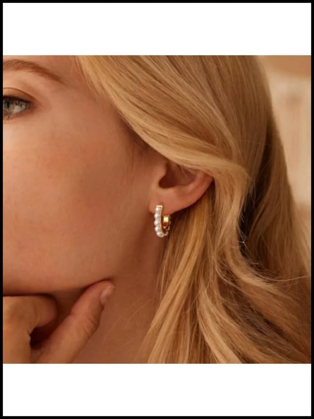 14K Gold Plated Freshwater Pearl Dangle Drop Earrings Hypoallergenic Gift